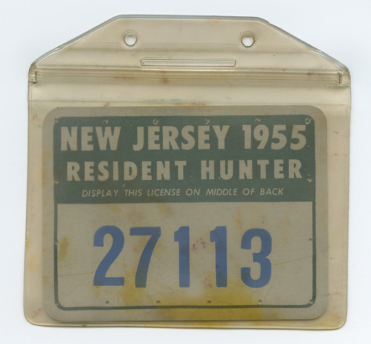 Hunting license nj