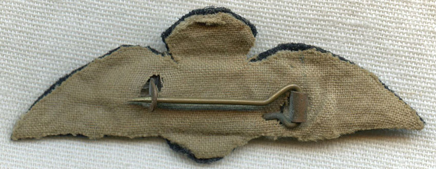 half wing pin on britain raf soldier world war 2