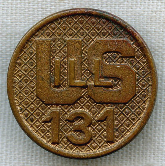 1920's 131st Regiment illinois National Guard Collar Disc: Flying Tiger ...