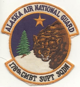 1950s-1960s Alaska Air National Guard 176th Combat Support Squadron Patch