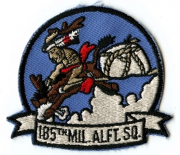 Circa 1970s USAF 185th Military Airlift Squadron Jacket Patch