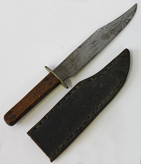 Great 1870's Cowboy's Bowie Knife by Manhattan Cutlery Co. with Rugged ...