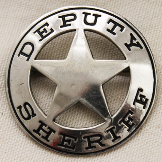 Texas Rangers circle star cut-out badge - Badges - Western and