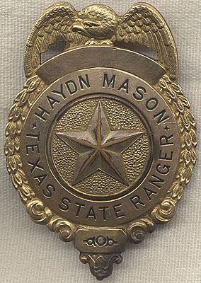 Texas Rangers Badge - Irongate Armory