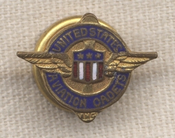 1920s-1930s USAF Aviation Cadets Lapel Pin