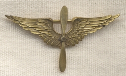 1920s US Air Service Instructor Collar Insignia by Robbins