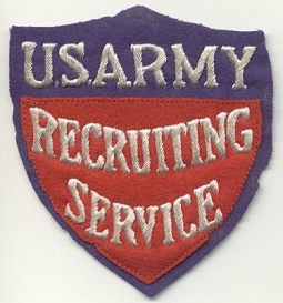 Nice 1920s US Army Recruiting Service Patch