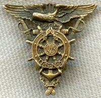 Extremely Rare 1923 USNA Class Pin of Midshipman Carl K. Zimmerman