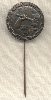 1929 Nazi Anti-Young Plan Stick-Pin Tinnie <p> NO LONGER AVAILABLE