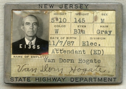Great Early Driver's License: 1915 Massachusetts Highway Commission  Operator's License #7622: Flying Tiger Antiques Online Store