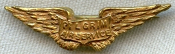 Early 1930s Gold-Plated Pilgrim Air Service Pin