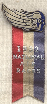 1932 National Air Races Ribbon