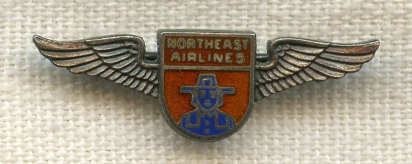 Sterling 1940s 5 Years of Service Lapel Pin for Northeast Airlines (NEA ...