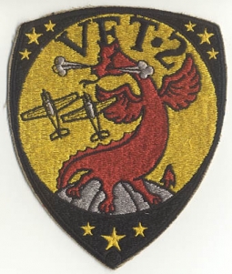 Rare Late 1940s USN VFT-2 Fighter Training Squadron 2 Patch