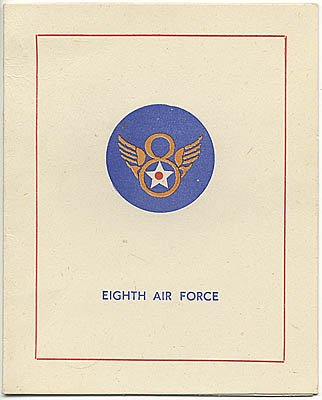 1943 8th Air Force Christmas Card: Flying Tiger Antiques Online Store