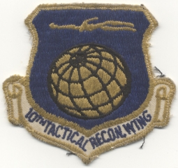 1950s US Air Force 10th Tactical Reconnaissance Wing Patch