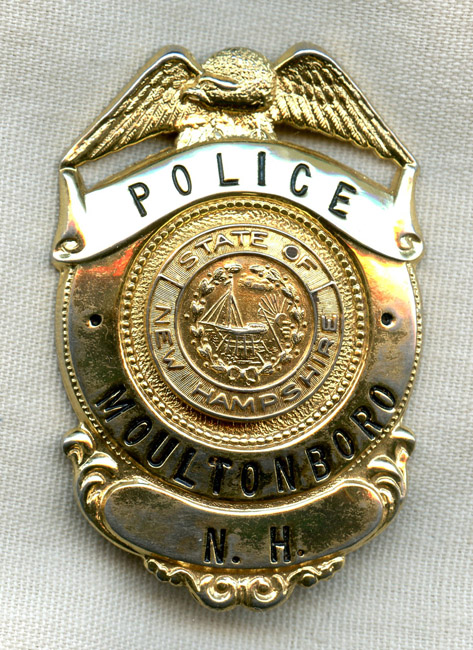 Circa 1950s-1960s Moultonboro, New Hampshire Police Badge: Flying Tiger ...