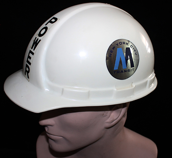 Late 70's New York City MTA (Metropolitan Transit Authority) Hardhat ...