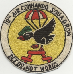 Vietnam War US Air Force 19th Air Commando Squadron Patch