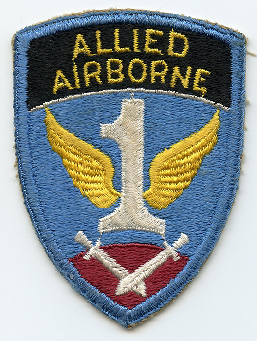 Beautiful & Bright WWII US Army 1st Allied Airborne Shoulder Patch ...