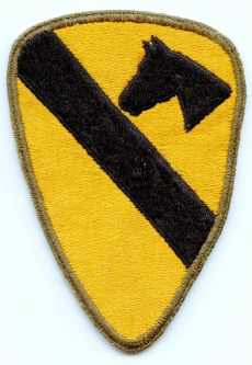 WWII US Army 1st Cavalry Division Shoulder Patch