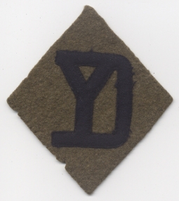 1920s US Army 26th Infantry Division (Yankee Division) Shoulder Patch