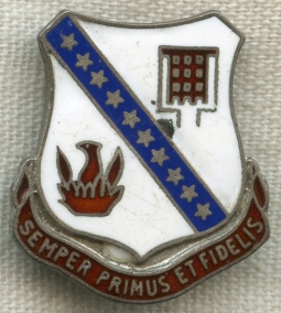 Sterling DI for US Army 240th Coastal Artillery Regiment (Maine Harbor Defense)