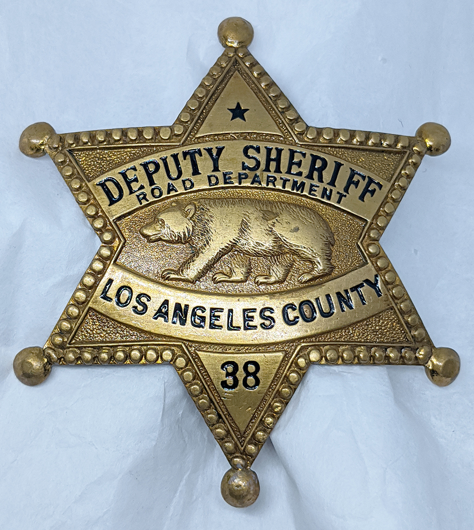 Beautiful 1920's Los Angeles County Road Department Deputy Sheriff ...