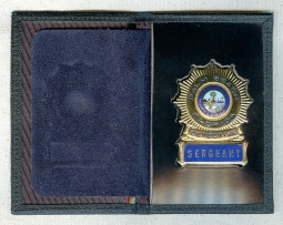 Rare 1970's - 80's Palm Beach FL Detective Sergeant Badge