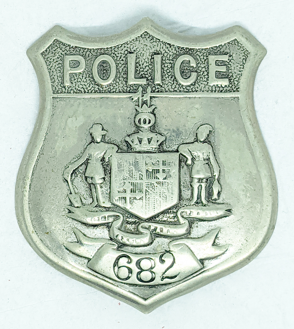 Early Ca 1890 4th Issue Baltimore MD Police Badge #682: Flying Tiger ...