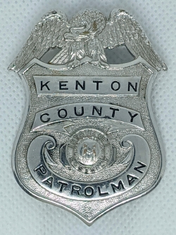 1930s-40s Kenton County kentucky Patrolman Badge