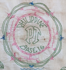 Unique Hand Embroidered Banner from Philippine PT Patrol Torpedo Base #16