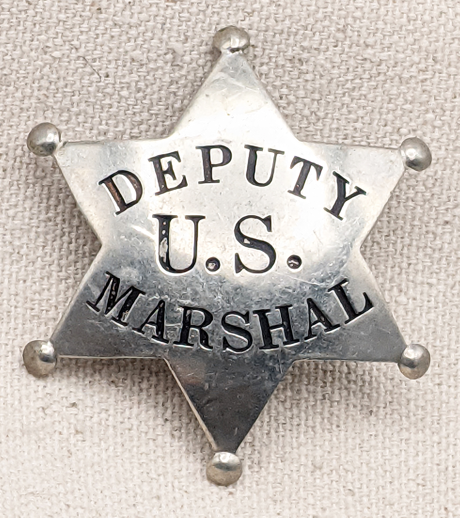 Beautiful Old West Star Deputy Marshal Antiques Probably - Flying Online Tiger US point 6 Badge Sachs-Lawlor: 1880s Store 1890s