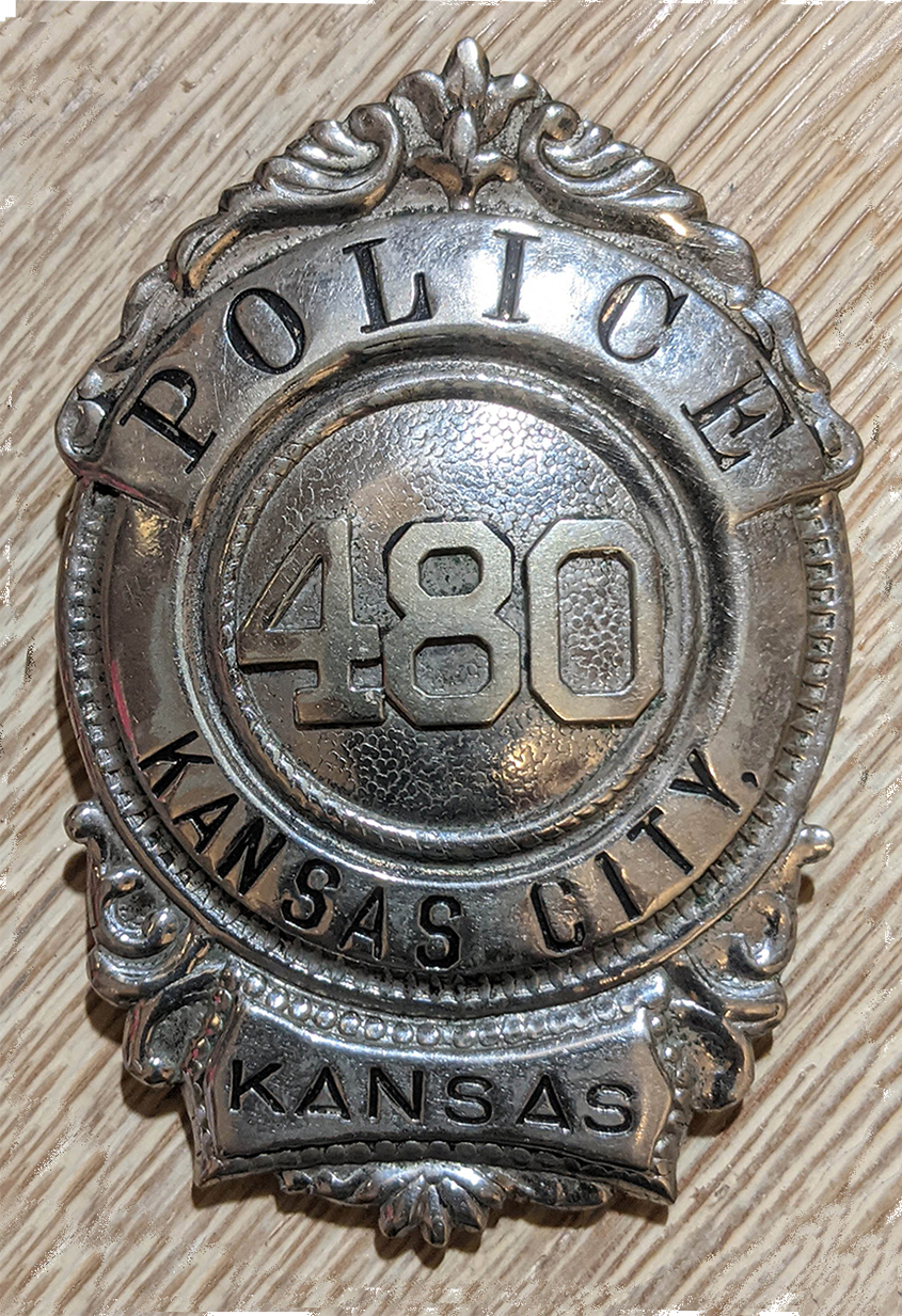 Wonderful Huge Ca 1900s-1910s Old West Kansas City KS Police Badge ...