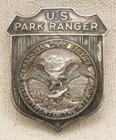 Beautiful ca 1945 46 US Dept of the Interior National Park Service Park Ranger Badge