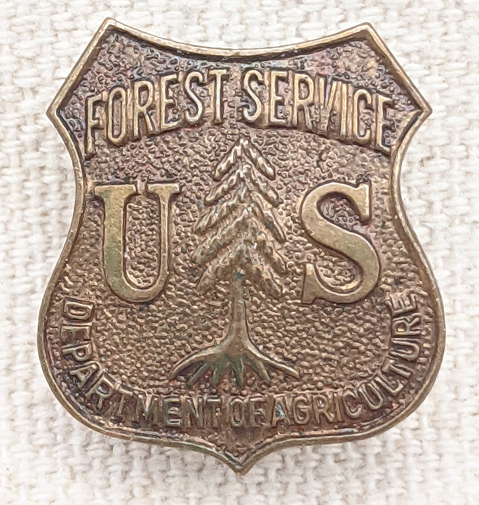 Ext Rare 1920 Small size US Forest Service Badge for Supervisory ...