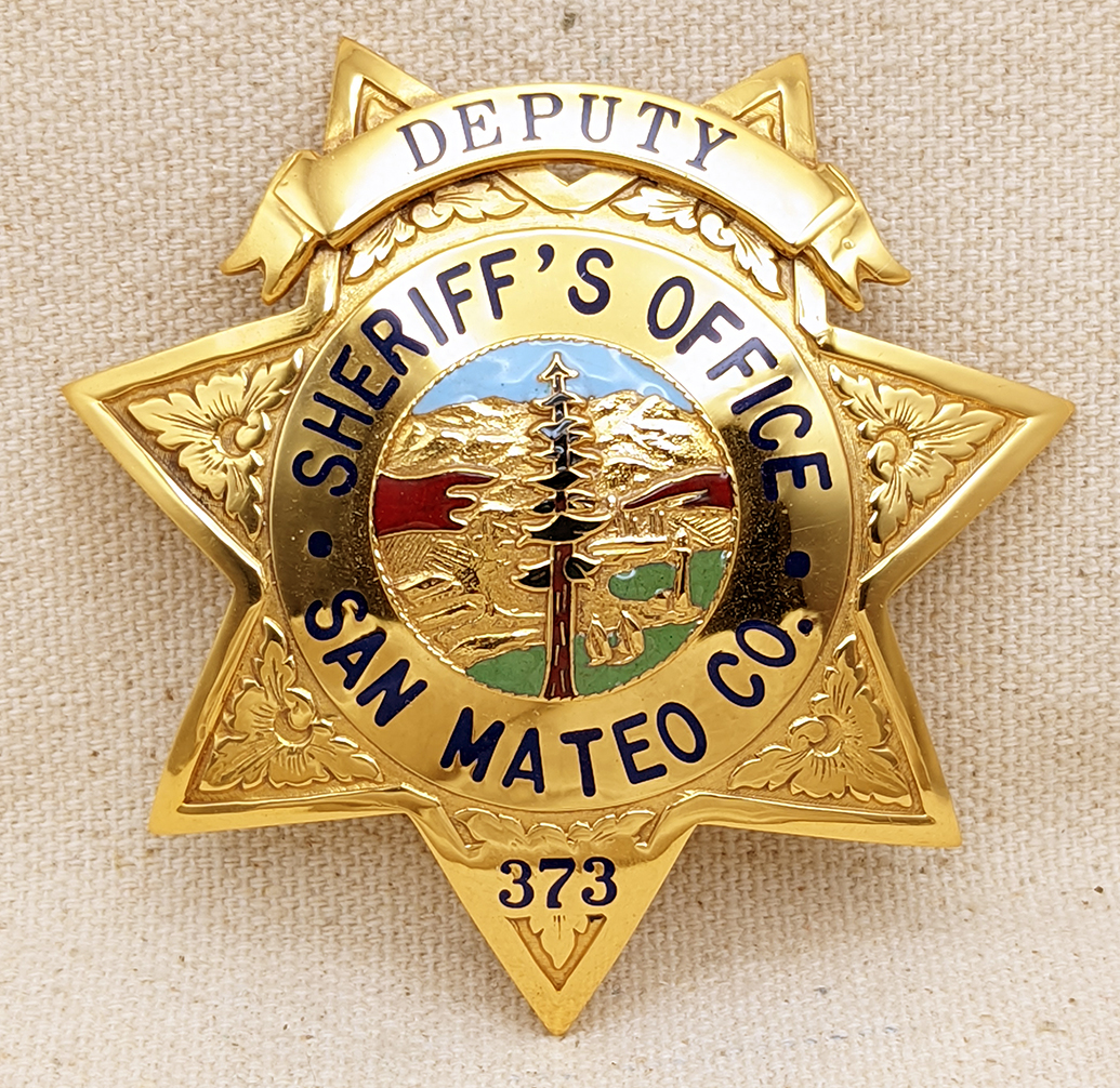 Gorgeous 2000s - 10s San Mateo Co CA Deputy Sheriff Badge #373 by ...