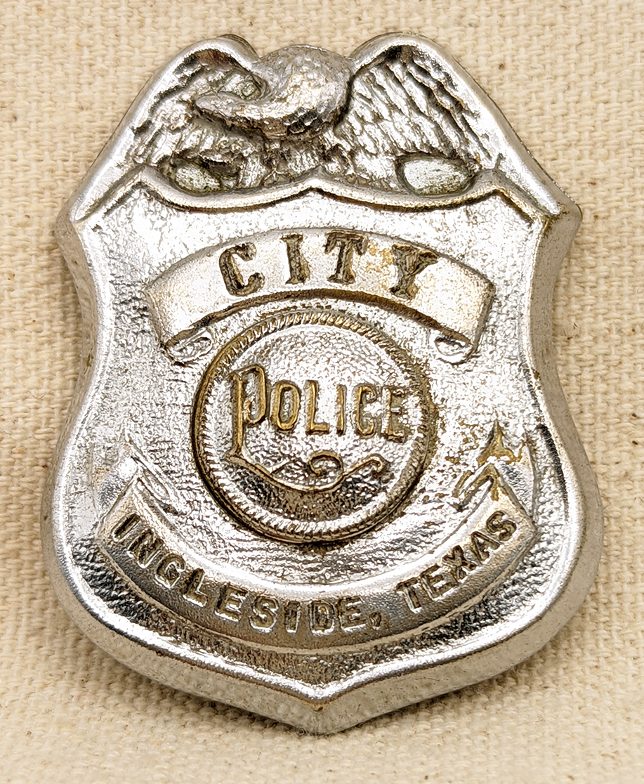 Late 1930s Ingleside TX City Police Badge by S.G. Adams: Flying Tiger ...