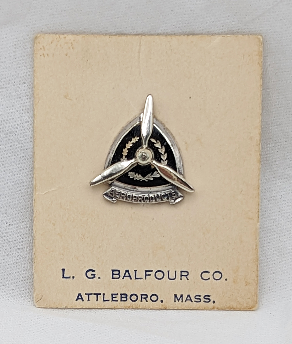 WWII Aeroproducts Propellers 1 Year Service Lapel Pin by Balfour on ...