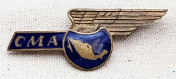 1950s Mexicana Airlines/Compania Mexicana Aviacion (CMA) Flight Attendant Cap Badge