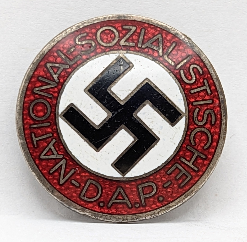 Beautiful 1930s German Nazi Party NSDAP Member Badge RZM M1/102: Flying ...