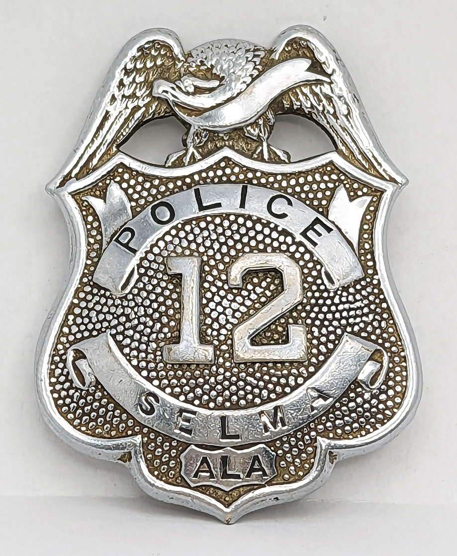 Rare 1940s-1950s Selma Alabama Police Badge #12 by SH Reese: Flying ...