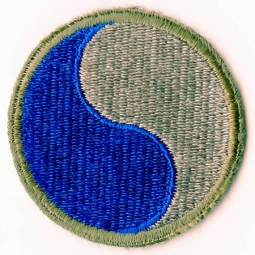 WWII US Army 29th Infantry ("Blue and Gray") Division Patch