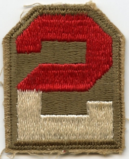 WWII Unites States 2nd Army Patch