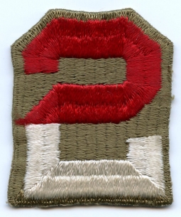 WWII United States 2nd Army Patch (Variant)