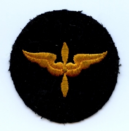 1930s - WWII USAAF Air Corps Cadet Patch on Wool Felt