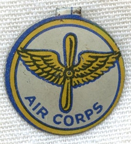 1930s-WWII US Air Corps Button Pin