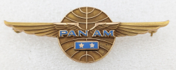1960s Gold-Filled Pan Am Pilot Wing by Balfour