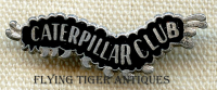 Classic Iconic WWII Switlik Parachute Co. Caterpillar Club Pin by Metal Arts Co. in New York