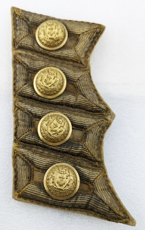 1870's - 1880's Rhode Island Militia Officer's Cuff with Four Buttons